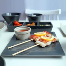 로얄베일 라이닝 - 정사각 접시, 크림그레이, 1개