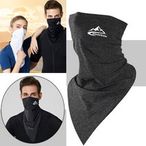 Joyce shop 오래달리기 XTJ05 여름 쿨 얼굴가리개 햇빛가리개 자외선차단 마스크 골프 등산 낚시 자전거 스포츠 버프 바라클라바 넥워머 목토시 모자 멀티스카프 반다나 오토바이, 진그레이