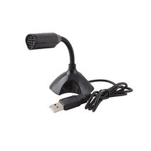조절 가능한 usb 노트북 마이크 미니 스튜디오 음성 마이크 스탠드 마이크 홀더 포함 멀티미디어 데스크탑 pc, 검은색, 02 Black