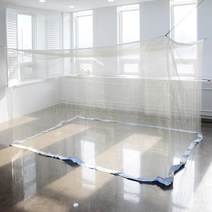 우야몰 국산 솔표 국방색 6-7인용 모기장 왕별대형 사각모기장 가정용 여름용품 캠핑용품 해충 차단