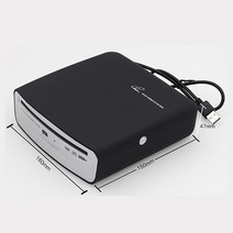 휴대용 벽걸이 cd플레이어 스탠드 자동차 SUV 외부 스테레오 라디오 접시 상자 CD/DVD 플레이어 USB 인터페, 한개옵션0