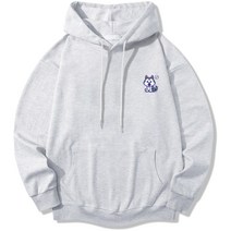 일루소 로고 허스키 소프트 특양면 후드티