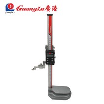 높이 눈금자 높이 게이지 깊이 측정기 고도계, 0-200mm(디스플레이 금속 쉘)