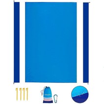 캠핑 담요 모래 방지 오버사이즈 방수 비치 매트 200.7 x 248.9cm(79 x 98인치) 접이식 휴대용 5~8명의 성인을 위한 경량 담요 야외 여행 캠핑 하이킹