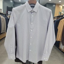 [트루젠] 블루/브라운 스트라이프셔츠 S7152RD160