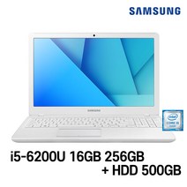 삼성전자 중고노트북 삼성노트북 NT501R5A 인텔 i5-6200U 윈도우11설치 화이트 노트북, NT501R5A_W, WIN11 Pro, 16GB, 256GB, 코어i5 6200U, 화이트   HDD 500GB