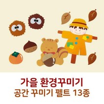 C 가을 환경구성 펠트13종 환경판 공간꾸미기 배경판, U 4000 밤송이