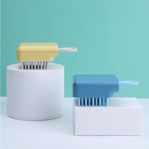 드림딘 반려동물 저자극 목욕 브러쉬, 블루