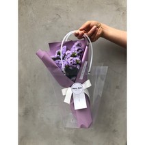 스타티스꽃다발 스타치스꽃 저렴한꽃다발 가성비좋은 꽃말좋은꽃 드라이플라워 여자친구꽃다발 [전국생화택배], 딥퍼플