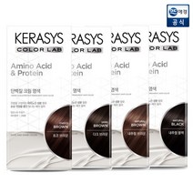 애경 케라시스 단백질 크림 염색 염모제 120g -, 내추럴브라운