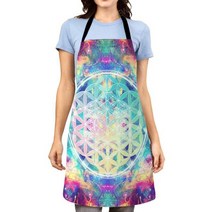 빅사이즈방수앞치마 용접 여름 린넨 앞치마 만다라 미학 여성용 주방 앞치마 오리지널 방수 소녀 커스텀 남자 웨이터 작업 오일 방지 빈티지 페르시아125840, 22102wq-000432-_38X47CM(S)