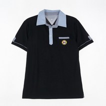 [교복몰] [교복아울렛] 블루 카라 단추 네이비 생활복 (미사중)