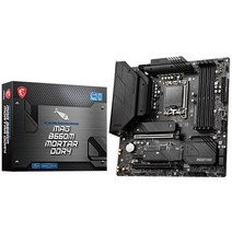 MSI MAG B660M 박격포 DDR4 메인보드 (LGA1700 DDR4 M-ATX)