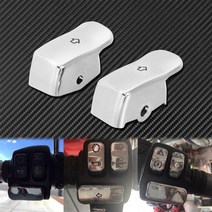 할리데이비슨 바이크 오토바이블랙 턴 시그널 확장 캡 스위치 버튼 Harley Softail Deluxe FLSTN 2011-UP Sportster XL 용 확장 커버, 1-확장 캡