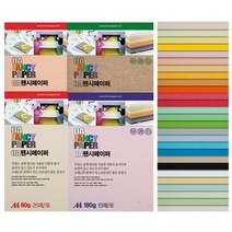 두성종이 OA 팬시페이퍼 80g 25매, P25 검은색