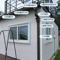 [HN메탈릭] 칼라강판 물받이4M 세트 옵션별 구매가능 지붕공사 빗물받이 금속건축자재, 01강판물받이4M