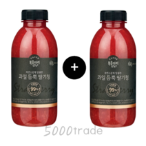 복음자리 과일 듬뿍 딸기청 99% 580g 1+1, 딸기청 580g, 딸기청 580g