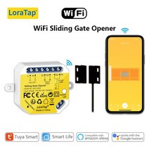 iot스위치 LoraTap-Tuya 스마트 라이프 차고 문 센서 오프너 컨트롤러 와이파이 스위치 알렉사 오프닝 홈 원격 제어 접촉 음성 포털, [04] Sliding Gate Opener, [01] 영국 표준