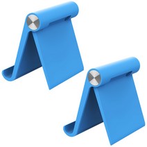 펀디안 멀티앵글 스탠드 휴대폰 거치대 표준형, Blue, 2개
