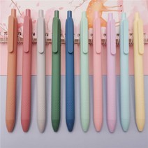 마카롱 검정볼펜 사무용품 학용품 예쁜 판촉볼펜 KK268, 마카롱/블루