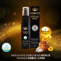 호주 고함량 프로폴리스 스프레이 네이쳐스영 프리미엄 골드 35ml 구강 기관지 면역력 뿌리는 영양제, 2개