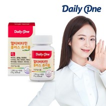 데일리원 멀티 비타민 플러스 츄어블 (60정 / 60일분), 3통, 60정