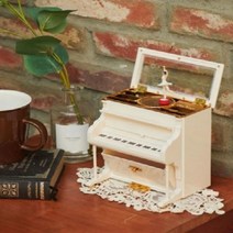 춤추는 발레리나 화이트 피아노 오르골 캠핑 워터볼 오르골 집들이선물 크리스마스 LED랜턴 스노우볼, 그린 본상품선택