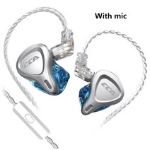 린후 이어폰 CCA CSN 인 이어버드 소음 감소 3.5mm 휴대용 헤드폰, 유형1, With mic