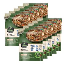 [비비고]견과류멸치볶음 60G 10봉, 세트, 1