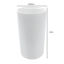 범용 덕트 연장 파이프 액세서리 모바일 에어컨 용 유연한 에어컨 배기 호스 덕트 환기 파이프, 130mm x 1.5m, 01 130mmx1.5m