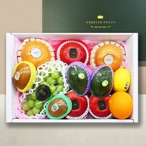 프리미엄 추석 과일선물세트 샤인머스켓 사과 배 고급혼합과일 명절선물세트 1호, 샤인 혼합과일선물세트1+보자기