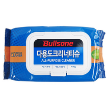아빠의도전 불스원샷 티슈 차량용 세정티슈 다용도 크리너, 6개