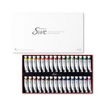 신한 SWC 수채화 물감 15ml 32색 세트, 1개