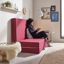 [서광퍼니처] 스테이3단 고급형 접이식매트리스 150T(퀸/황토HR스펀지)