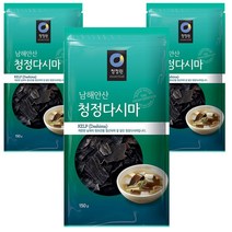 청정원 남해안산 청정다시마, 3개, 150g
