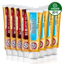 [유한양행] 암앤해머 치약 컴플리트 4개 + 오리지날 4개, 없음