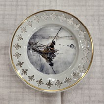 (엔틱/빈티지) 덴마크 로얄코펜하겐 빙앤그뢴달 B&G 투각접시(Carl Larsson) 1