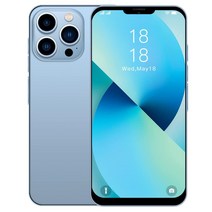 6.7인치 언락 휴대폰 안드로이드 폰 2GB +16GB/SD128GB 스트레이트 토크 듀얼 심 부스트 스마트폰 10.0용 신제품 (블루), blue, 128GB