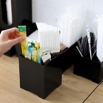 L 편의점 카페 푸드트럭 칸막이 빨대꽂이 매장용