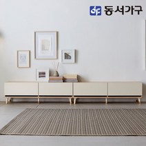 동서가구 소이 벤 2400 서랍형 거실장 YNR017, 우드오크