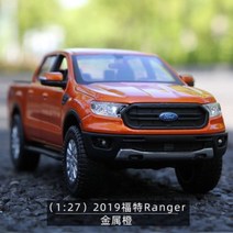 Meritor 포드 F-150 랩터 트럭 1:24 스케일 다이캐스트 모형, 2019 레인저 오렌지