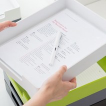 오픈형 A4 용지보관함 서류트레이 이면지 사무실, 초록