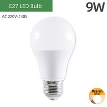 OK-B E27 LED 전구 UVC UV 자외선 스포트 라이트 살균기 램프 오존 조명 실, 07 Global WarmWhite 9W