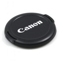 (국산) 캐논 로고 렌즈캡 55mm(호환품)-필터구경 55mm 렌즈 캡-렌즈앞캡/앞캡/렌즈 캡