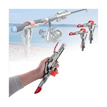 스테인리스 스틸 로드 스탠드 - 자동 스프링 낚싯대 홀더 고감도 2팩