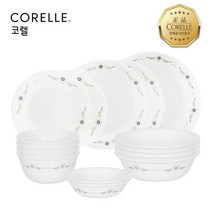 CJ 단독 코렐 잉글리쉬가든 원형 4인 15P 홈세트, 없음