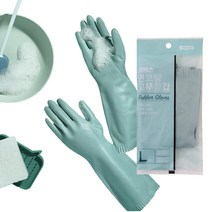 코멕스 면코팅 고무장갑 민트 L(대) X 3개, 대(L)