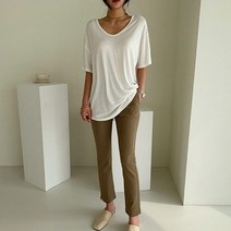 난닝구 여성용 티렉슨 스판왕밴딩팬츠