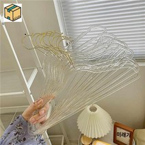 옷가게 진주 금장 은장 투명 아크릴 옷걸이 행거 전문 옷 매장, 세 개예요., 금가루 옷걸이