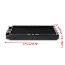 1 PC 80/120/240/360MM 알루미늄 컴퓨터 라디에이터 워터 쿨러 냉각 CPU GPU VGA RAM 히트 싱크 교환기 액체, 240mm